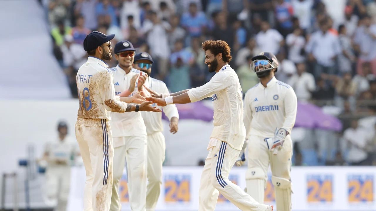 IND vs NZ: రెండో రోజు ముగిసిన ఆట.. చెలరేగిన టీమిండియా స్పిన్నర్లు