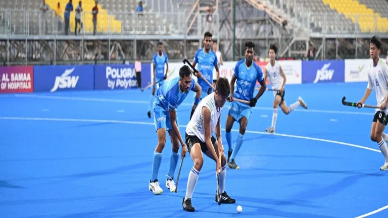 Mens Junior Asia Cup: భారత్ హ్యాట్రిక్ విజయం.. చైనీస్ తైపీపై గెలుపు