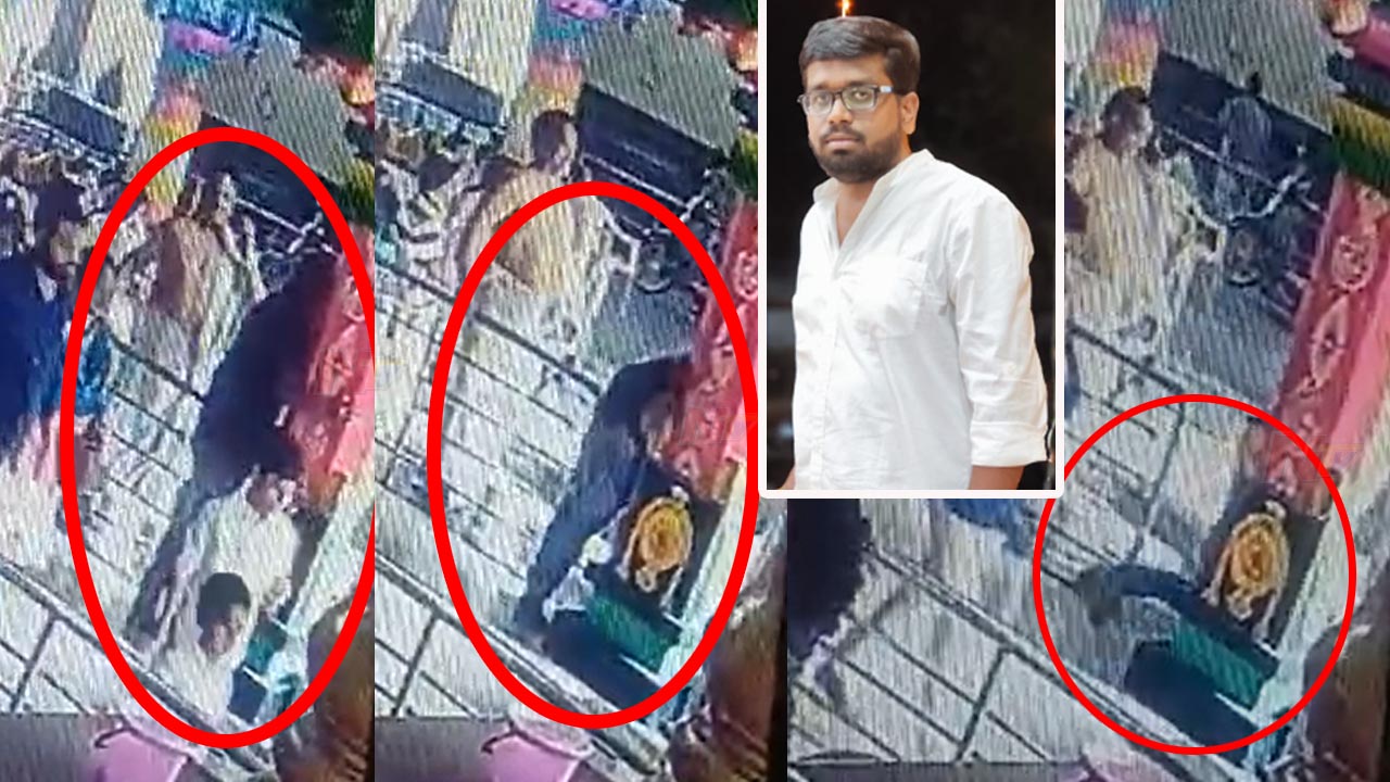 Hyderabad KPHB: ఆలయంలో ప్రదక్షిణలు చేస్తుండగా గుండెపోటు.. సీసీ కెమెరాల్లో దృశ్యాలు..