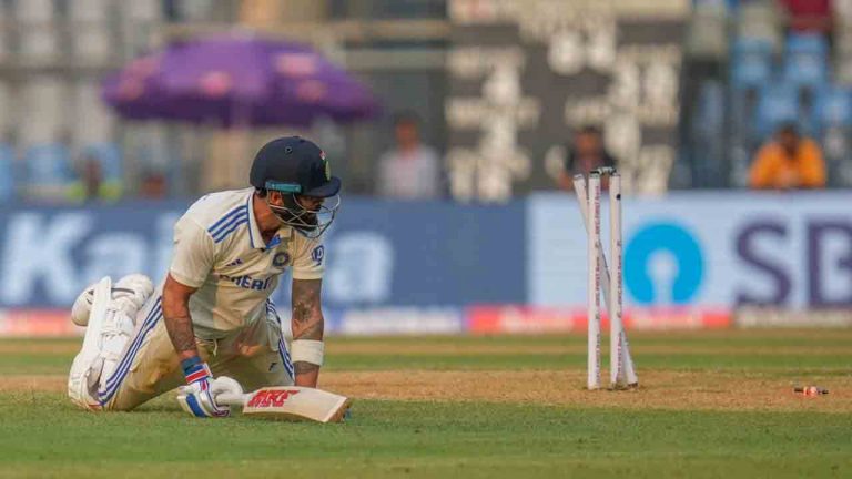 IND vs NZ: చిరుతలా పరిగిత్తే కోహ్లీ జోరుకు బ్రేక్ పడిందా..? రనౌట్ వీడియో