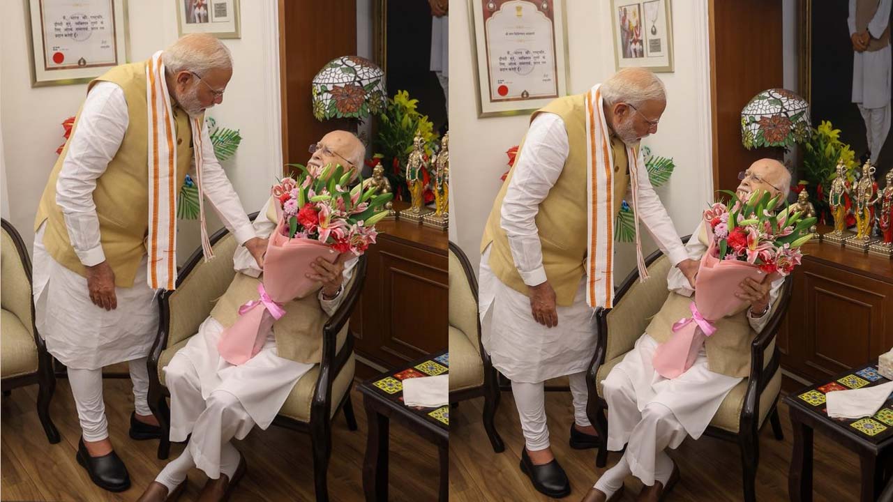 Modi-Advani: అద్వానీ ఇంటికి వెళ్లి బర్త్‌డే విషెస్ చెప్పిన ప్రధాని మోడీ