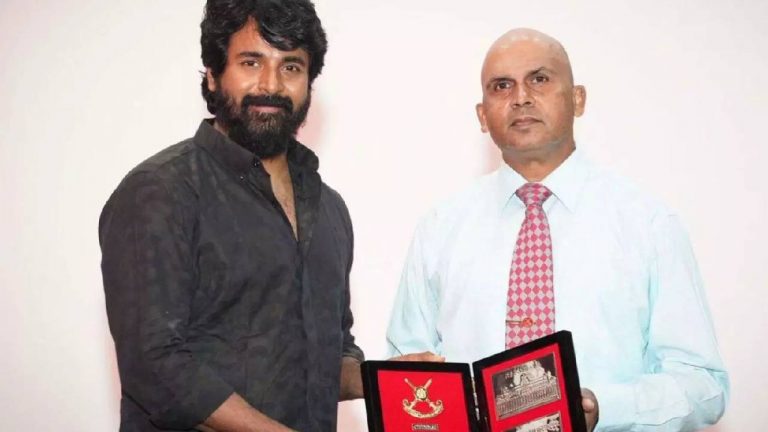 Sivakarthikeyan :   ఆర్మీ నుంచి అరుదైన అవార్డు అందుకున్న హీరో శివ కార్తికేయన్