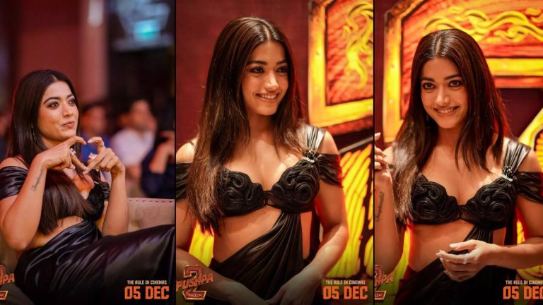 Rashmika: పుష్ప 2 ప్రెస్ మీట్లో బ్లాక్ మ్యాజిక్ చేసిన రష్మిక… హీటెక్కించింది పో