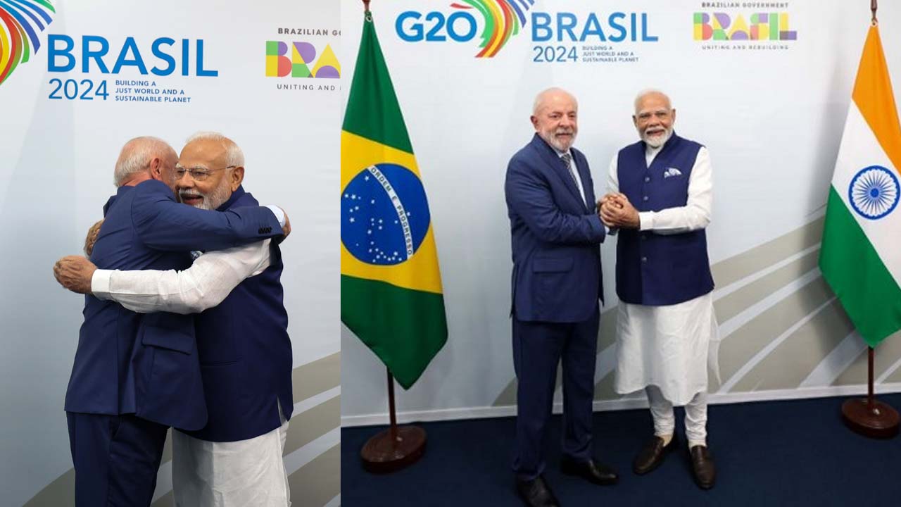 Brazil: బ్రెజిల్ అధ్యక్షుడు సిల్వాతో ప్రధాని మోడీ భేటీ.. ద్వైపాక్షిక సంబంధాలపై చర్చ