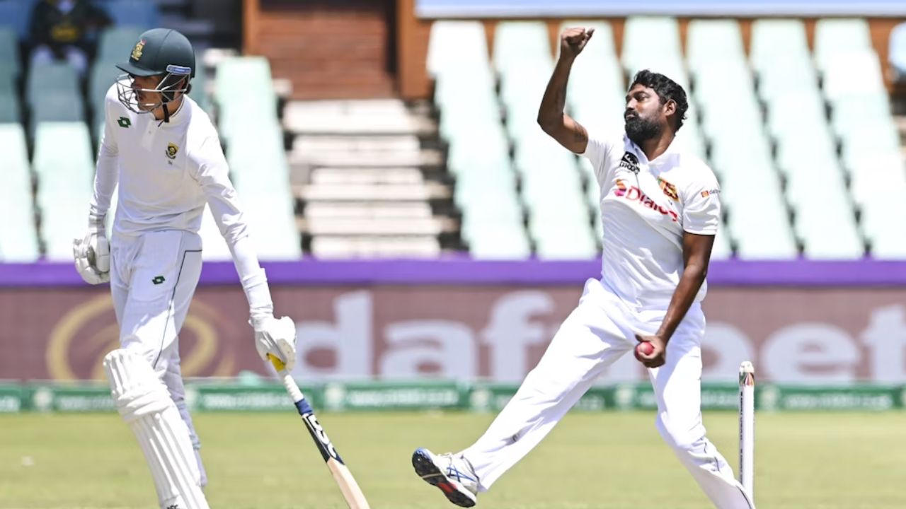 Prabath Jayasuriya: 17 మ్యాచ్‌లలో 100 వికెట్స్.. చరిత్ర సృష్టించిన జయసూర్య!