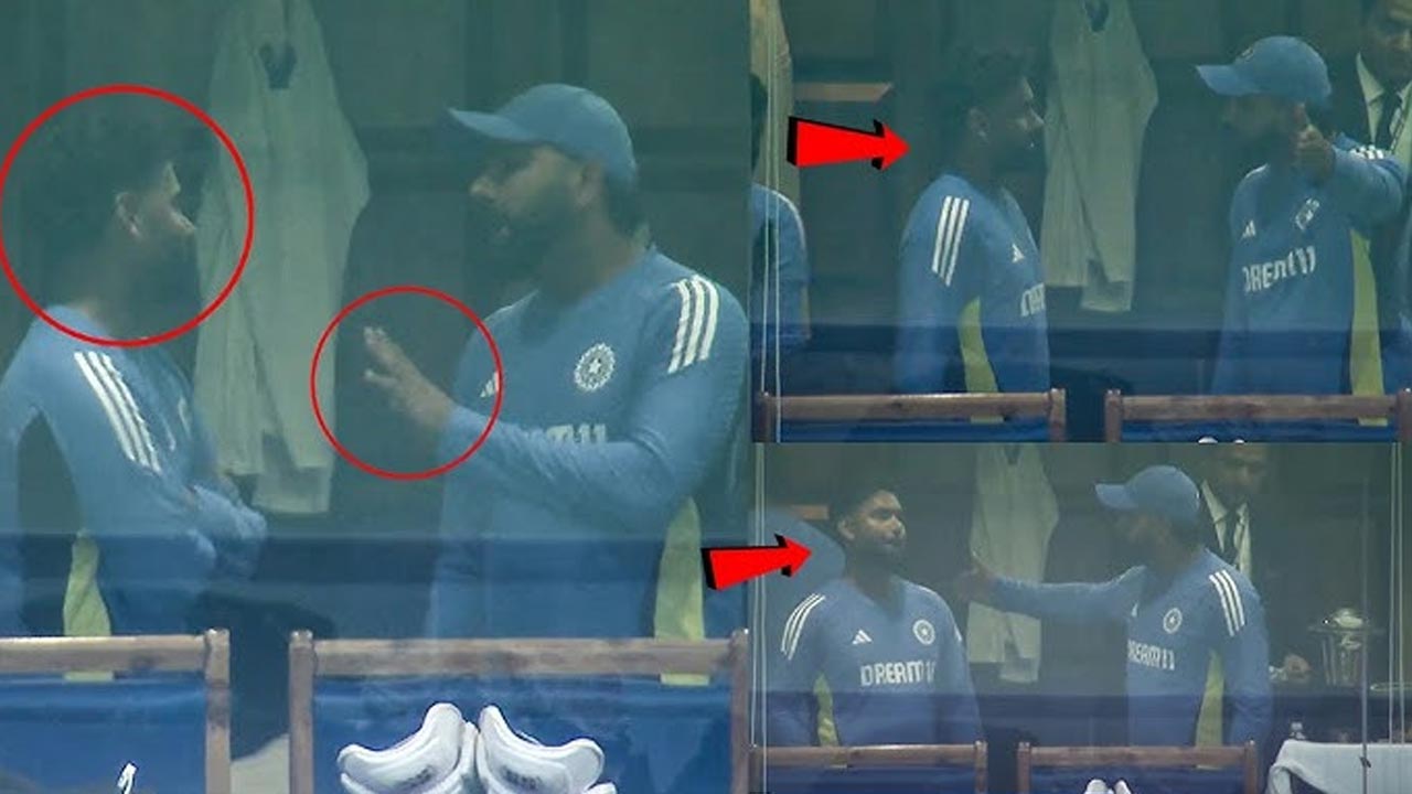 IND vs NZ: డ్రెస్సింగ్ రూమ్‌లో రిషబ్ పంత్‌ను తిట్టిన రోహిత్ శర్మ.. వీడియో