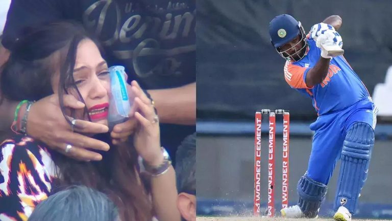 Sanju Samson Six: సంజూ శాంసన్ భారీ సిక్స్.. మహిళా అభిమాని ముఖానికి తగిలిన బంతి.. వీడియో