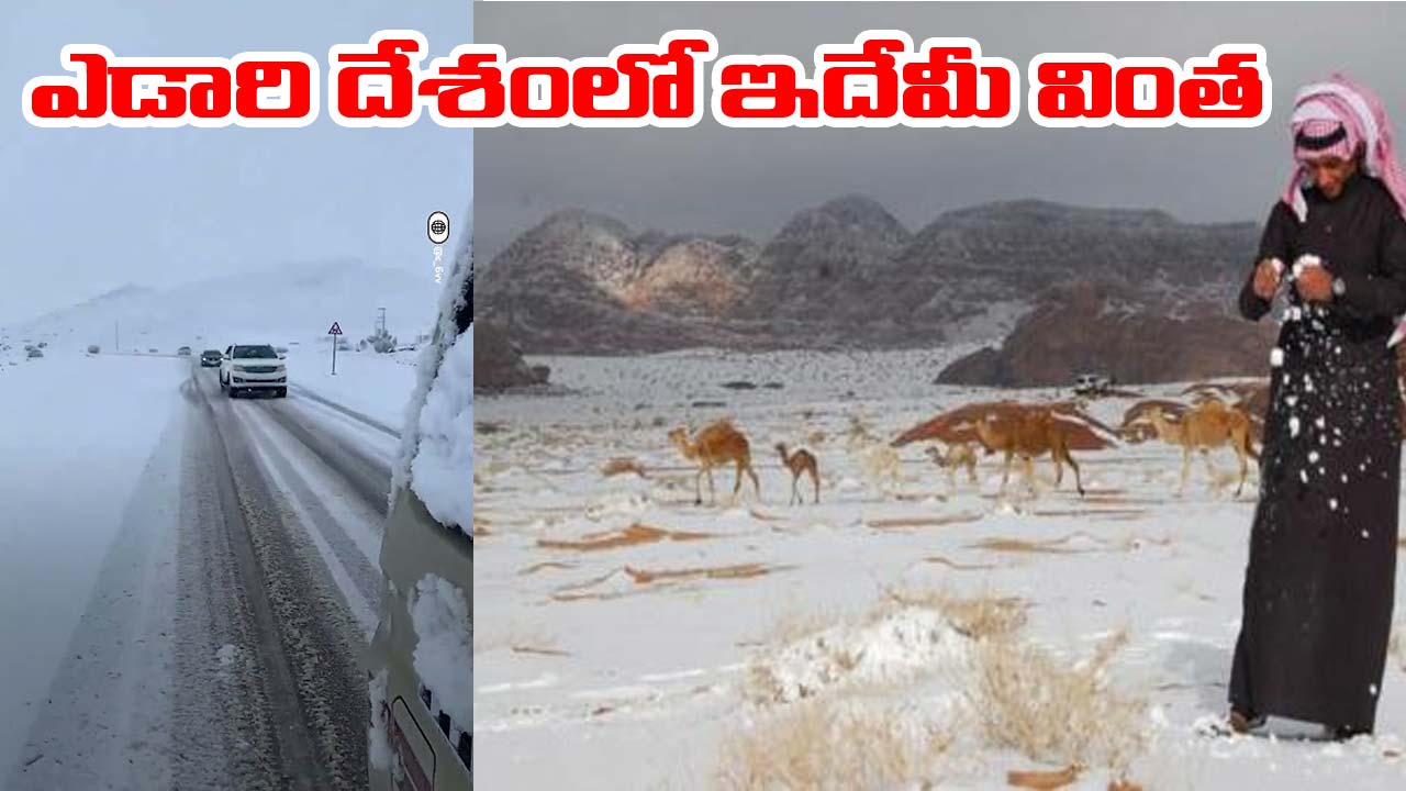 Snowfall: ఎడారి దేశంలో భారీ హిమపాతం.. ఆశ్చర్యపోతున్న శాస్త్రవేత్తలు