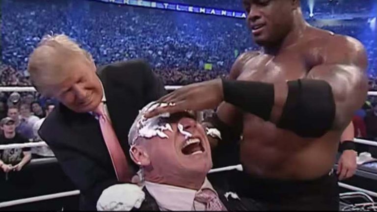 Trump: పందెంలో ఓడిపోయిన వ్యక్తికే ట్రంప్ అందలం.. వీడియో వైరల్