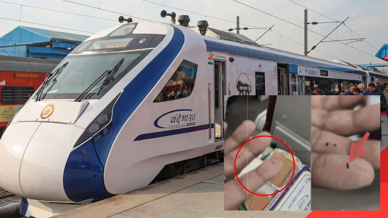 Vande Bharat: వందే భారత్ రైలు ఆహారంలో పురుగులు.. జీలకర్ర అని ఉద్యోగి దబాయింపు