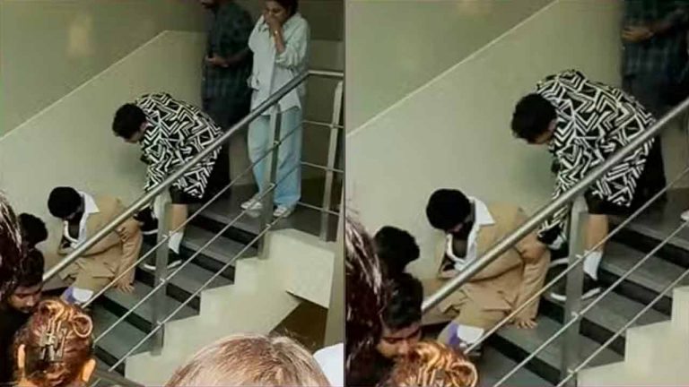 Vijay Devarakonda: మెట్ల మీద నుంచీ జారి కింద పడ్డ విజయ్ దేవరకొండ!