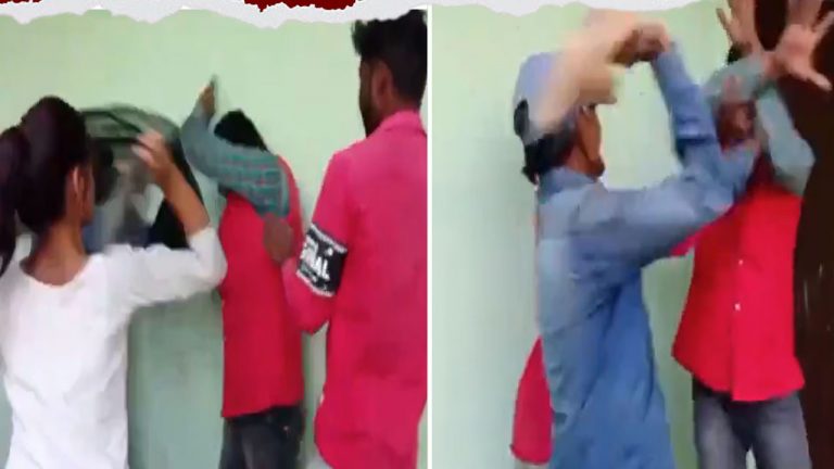 Viral Video: విద్యార్థినికి అలాంటి మెసేజ్‌లు పంపిన ఉపాధ్యాయుడు.. ఉతికి ఆరేసిన పేరెంట్స్ (వీడియో)