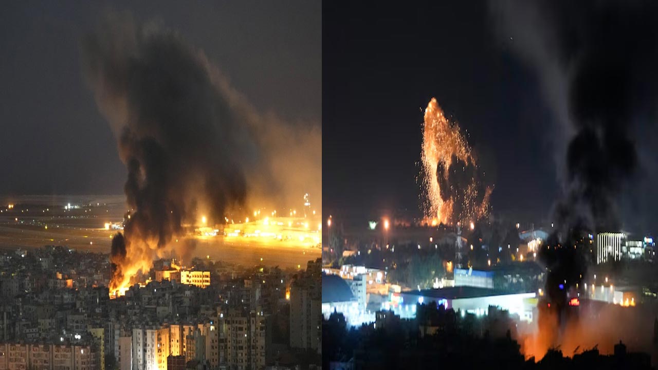 Israeli Airstrikes Beirut: బీరుట్‌ శివారు ప్రాంతాలపై ఇజ్రాయెల్‌ వైమానిక దాడులు..