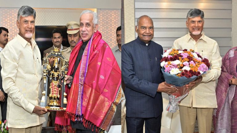 CM Chandrababu: రాజ్‌భవన్‌కు సీఎం చంద్రబాబు.. గవర్నర్‌, మాజీ రాష్ట్రపతితో మంతనాలు..