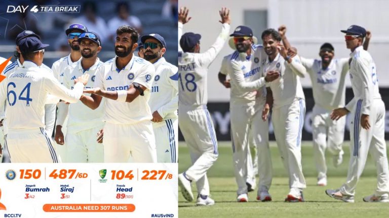 IND vs AUS: విజయానికి అతి చేరువలో భారత్.. మరో రెండు వికెట్లు అంతే