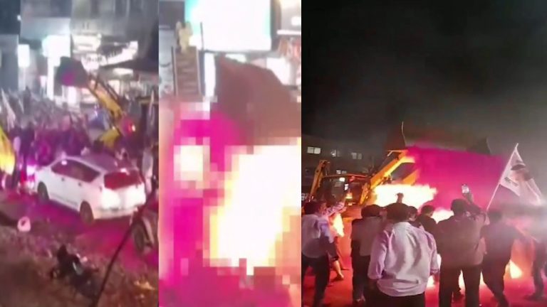 Maharashtra: విజయోత్సవ వేడుకల్లో మంటలు.. ఎన్నికైన అభ్యర్థి సహా పలువురికి గాయాలు (వీడియో)