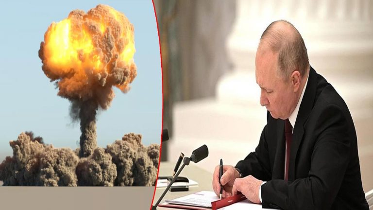 Nuclear War: అణ్వస్త్ర వినియోగానికి వీలు కల్పించే ఫైల్⁬పై పుతిన్‌ సంతకం..