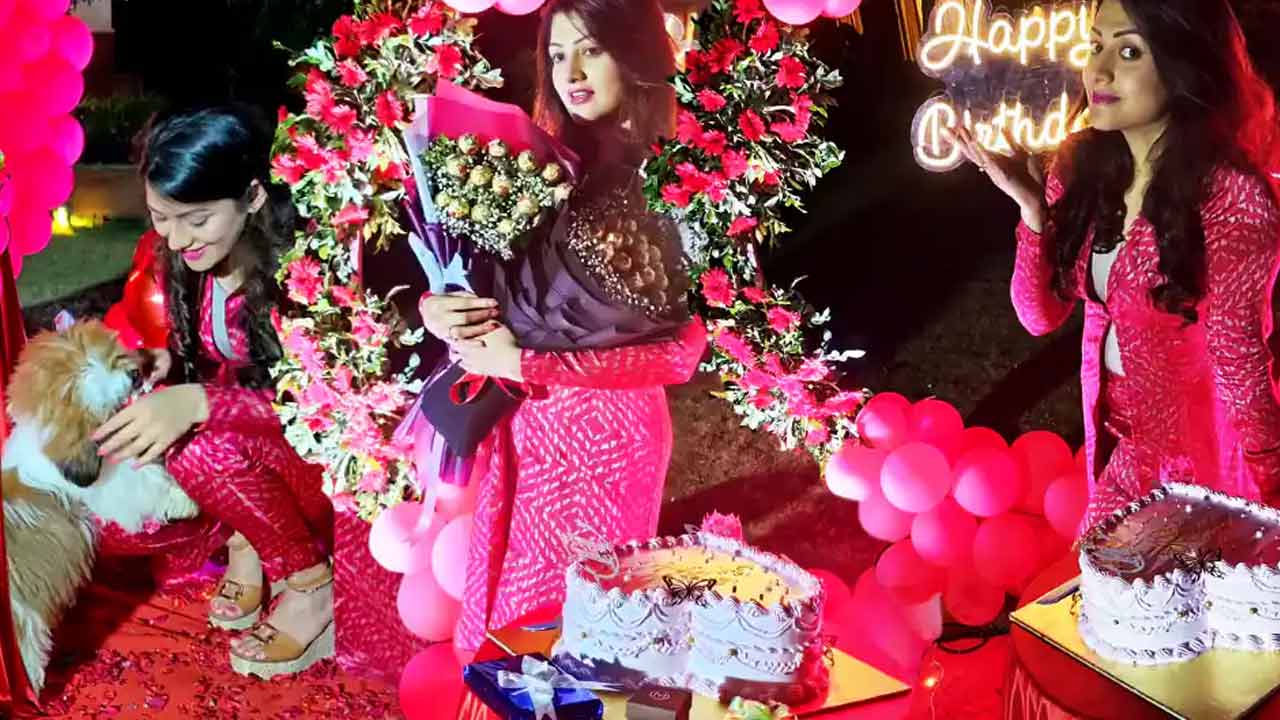 Radhika Kumaraswamy: పెంపుడు కుక్కతో ఒంటరిగా పుట్టినరోజు జరుపుకున్న రాధికా కుమారస్వామి