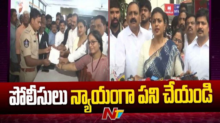 RK Roja: తప్పచేస్తే కేసులు పెట్టండి.. దొంగ కేసులు పెడితే ఊరుకోం..
