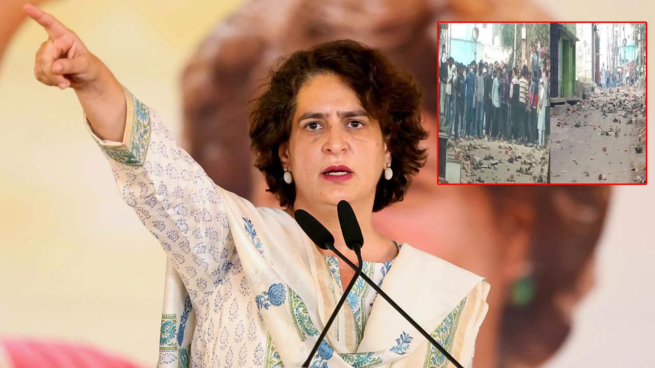 Sambal Conflict: సంభల్‌లో ఉద్రిక్తత.. యూపీ సర్కార్⁭పై ప్రియాంక గాంధీ ఫైర్