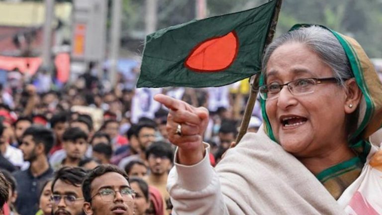 Sheikh Hasina: బంగ్లాదేశ్⁭లో షేక్‌ హసీనా పార్టీ కార్యాలయానికి నిప్పు..