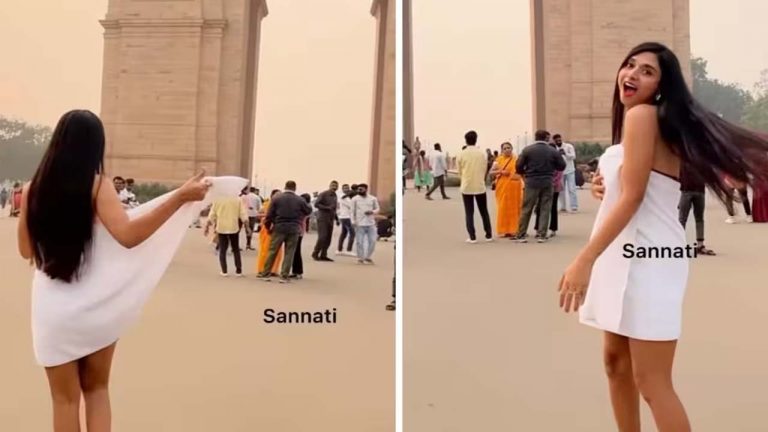 Kolkata Model Dancing Video: ఇండియా గేట్ వద్ద.. బట్టల్లేకుండా డ్యాన్స్ చేసిన కోల్‌కతా మోడల్..(వీడియో)