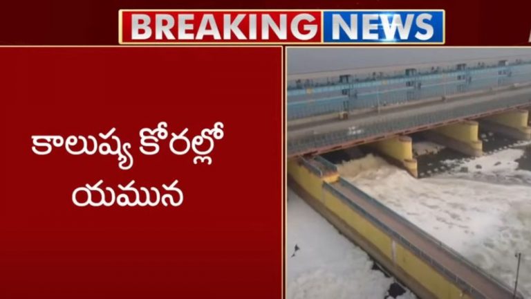 Yamuna River: కాలుష్య కోరల్లో యమున.. నదిలో విషపూరిత నురుగు