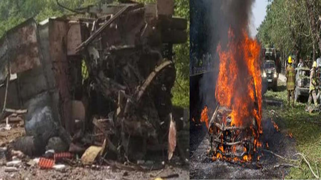 Bihar: బీహార్‌లో మావోల దుశ్చర్య..? రెండు జేసీబీలతో సహా 6 వాహనాలు దగ్ధం