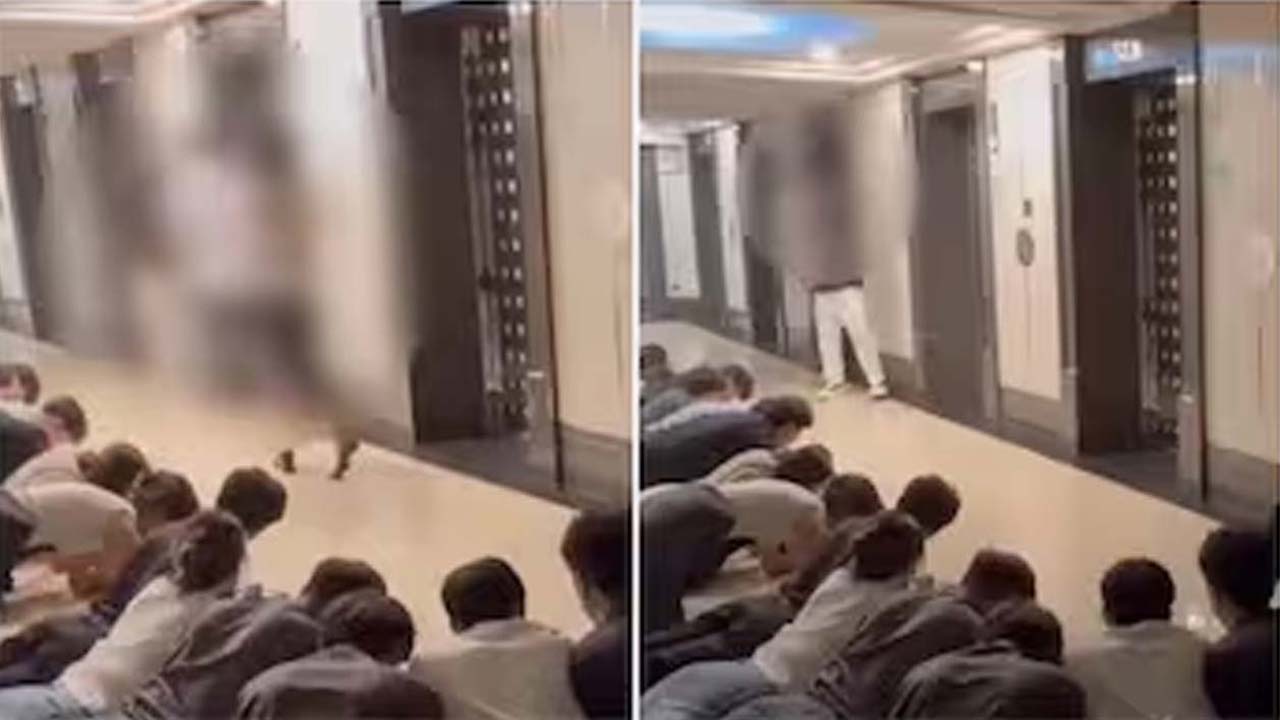 China: బాస్‌కు స్వాగతం పలికేందుకు ఉద్యోగులు వింత ప్రవర్తన.. ఏం చేశారో తెలిస్తే..!