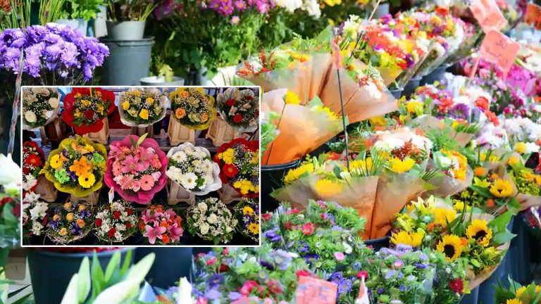 New Year buzz at Flower Market: పూల మార్కెట్‌లో న్యూ ఇయర్‌ సందడి.. బొకేలకు ఫుల్‌ డిమాండ్‌