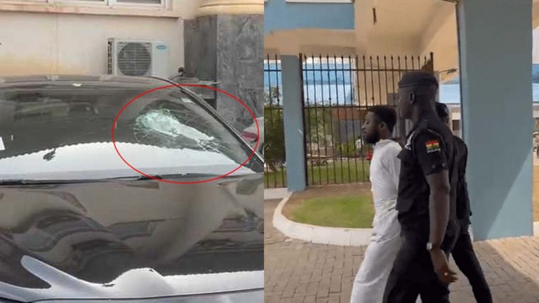 Ghana: ఘనా పార్లమెంట్‌‌ దగ్గర బీభత్సం.. ఖరీదైన కార్లు ధ్వంసం.. ఒకరు అరెస్ట్