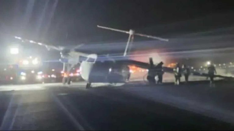 Canadian Plane: రఫ్ ల్యాండింగ్.. తృటిలో ప్రమాదం నుంచి బయటపడిన కెనడా విమానం..