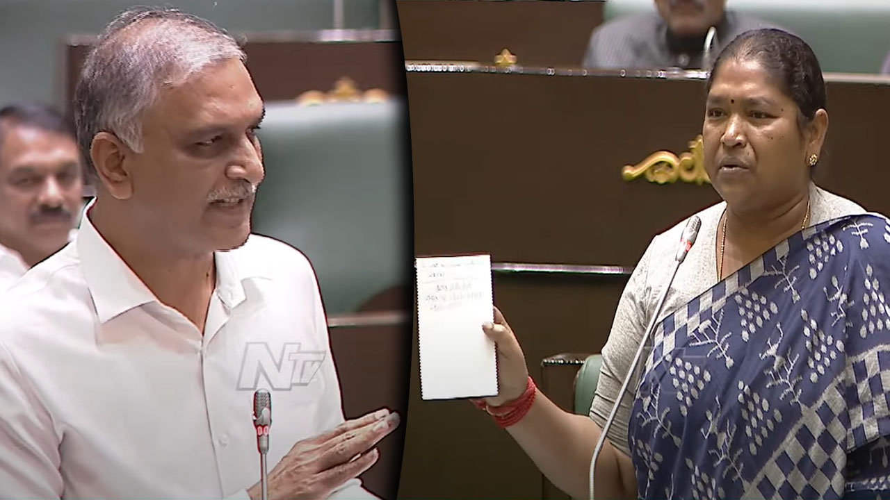 Harish Rao Vs Seethakka: అసెంబ్లీలో సర్పంచ్‌ల పెండింగ్ బిల్లులపై హరీష్ vs సీతక్క..
