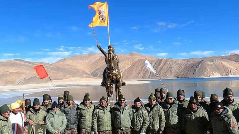Ladakh: లడఖ్‌లో ఎత్తైన శివాజీ విగ్రహం ఆవిష్కరణ