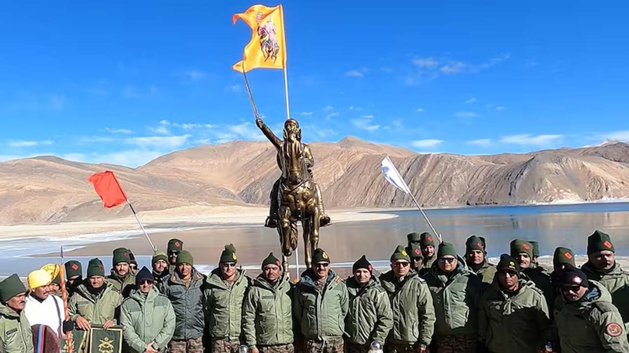 Ladakh: లడఖ్‌లో ఎత్తైన శివాజీ విగ్రహం ఆవిష్కరణ