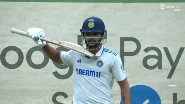 Nitish Kumar Reddy: తగ్గేదేలే.. పుష్ప స్టైల్‌లో నితీష్ కుమార్ రెడ్డి సెలెబ్రేషన్స్ అదుర్స్..