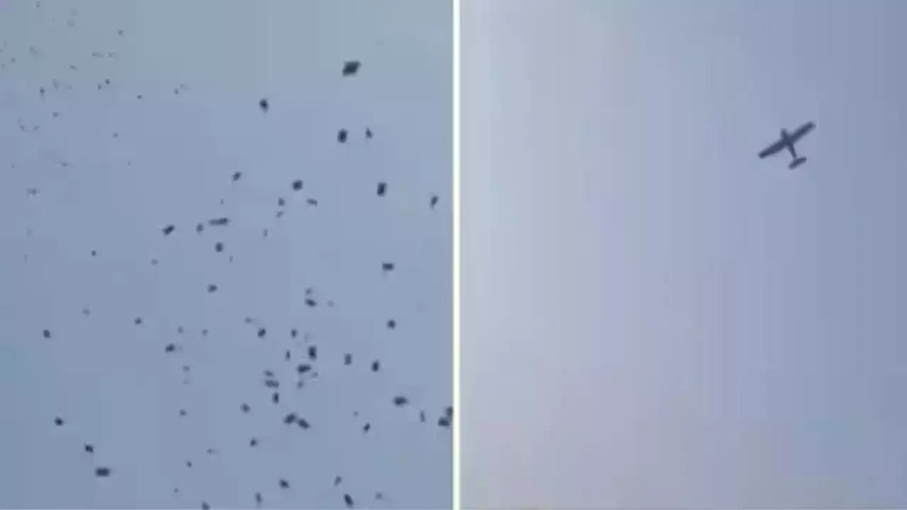 Viral News: ఊహించని గిఫ్ట్‌ ఇచ్చిన మామ.. పెళ్లి కూతురు ఇంటిపై విమానం నుంచి డబ్బుల వర్షం(వీడియో)