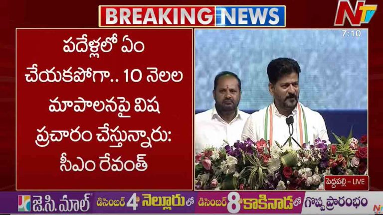 CM Revanth Reddy: పదేళ్లలో ఏం చేయకపోగా.. 10 నెలల మా పాలనపై విష ప్రచారం చేస్తున్నారు..