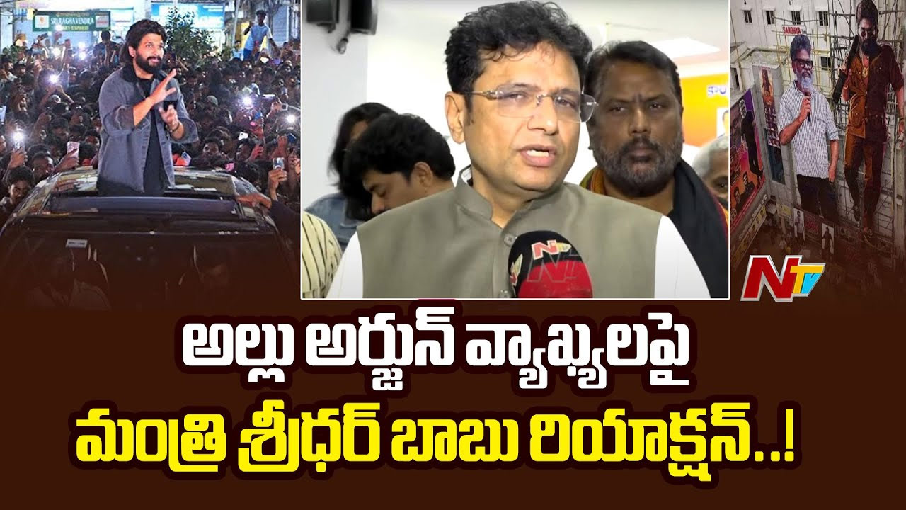 Sridhar Babu: అల్లు అర్జున్ వ్యాఖ్యలపై మంత్రి శ్రీధర్ బాబు రియాక్షన్..