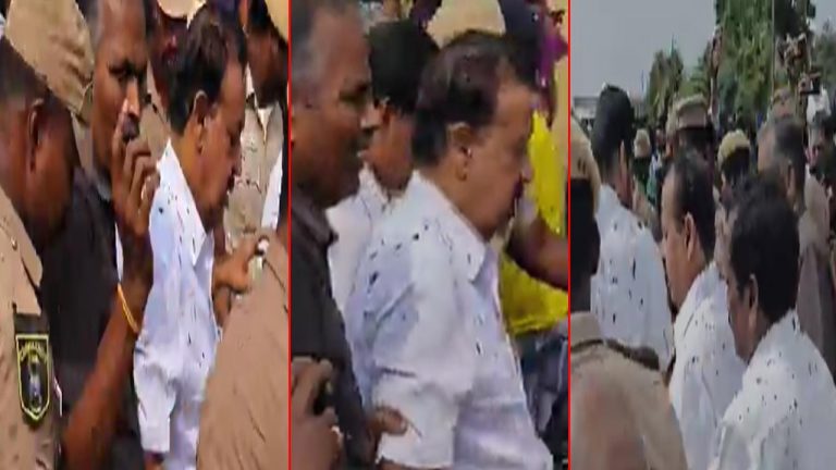 Viluppuram: తమిళనాడులో వరద బాధితుల ఆగ్రహం.. మంత్రిపై బురద చల్లిన వైనం