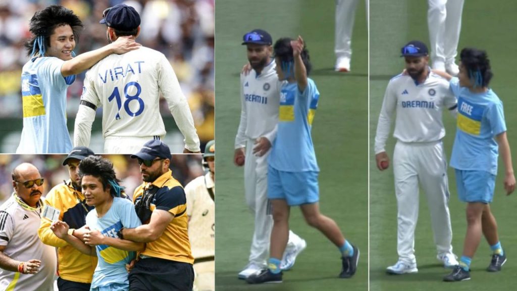 Virat Kohli Pitch Invader