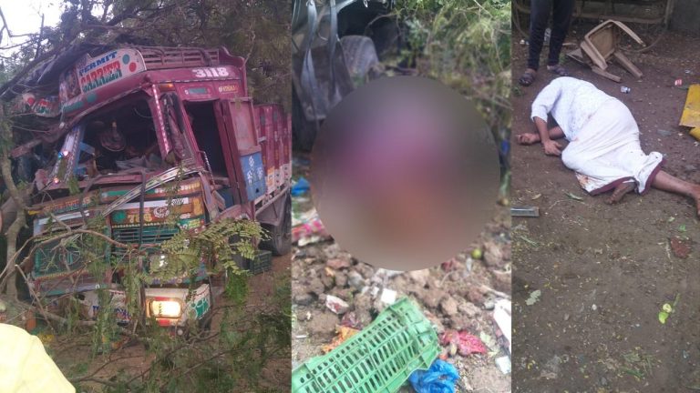 Massive Accident : చేవెళ్ళ ఆలూరు గేట్ వద్ద ఘోర రోడ్డు ప్రమాదం.. పదిమంది మృతి