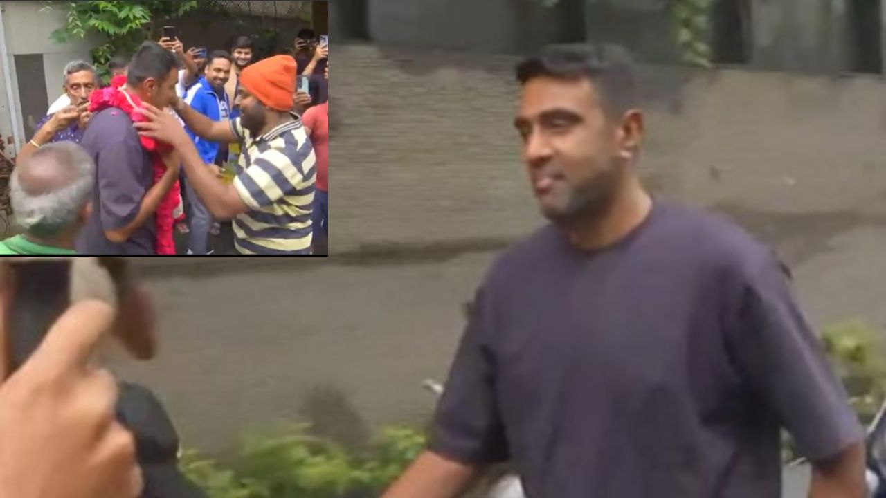 Ravichandran Ashwin In India: చెన్నై చేరుకున్న అశ్విన్.. భారీగా స్వాగతం పలికిన అభిమానులు