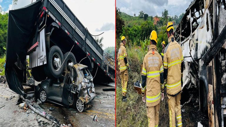 Brazil Accident: బ్రెజిల్‌లో ఘోర రోడ్డు ప్రమాదం.. 38 మంది మృతి