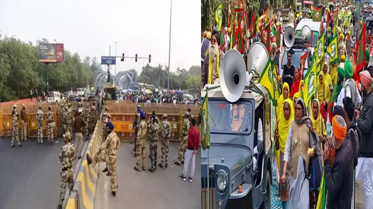 Delhi March: నేటి మధ్యాహ్నం చలో ఢిల్లీకి రైతుల సంఘాల పిలుపు.. సరిహద్దుల్లో ఉద్రిక్తత