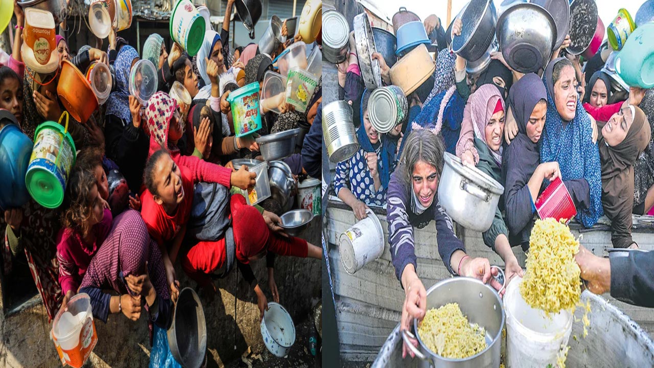 Gaza: గాజాలో అంతులేని అగచాట్లు.. ఆకలి కేకలతో అల్లాడుతున్న పాలస్తీనియన్లు