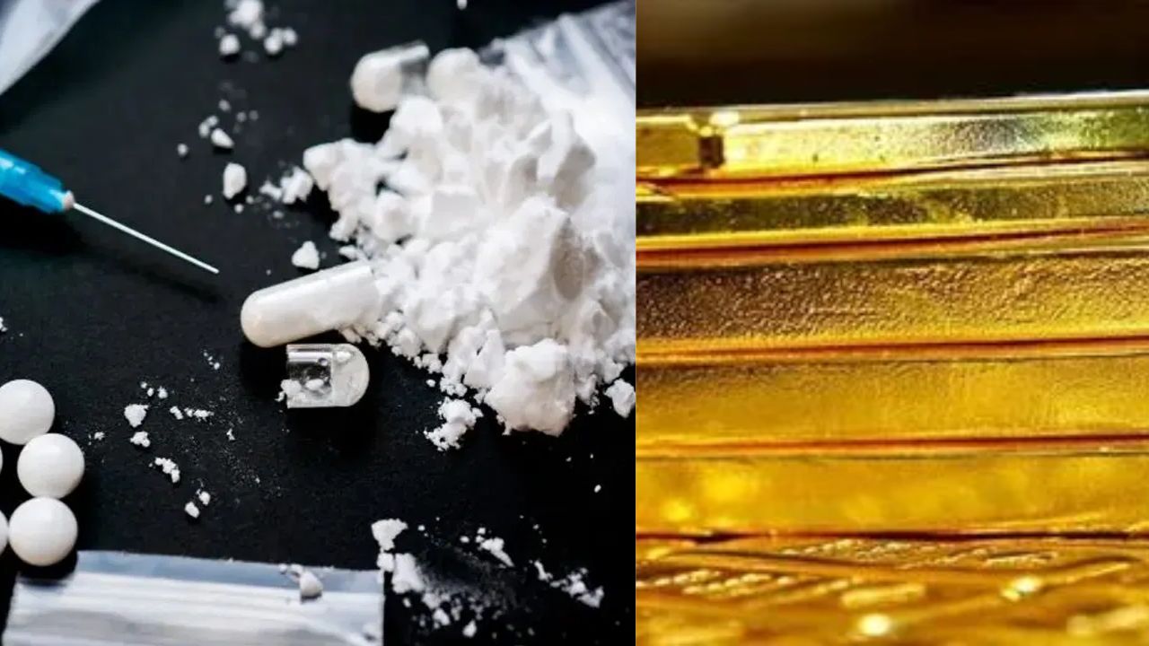 Drugs Seized: చెన్నై అంతర్జాతీయ విమానాశ్రయంలో భారీగా డ్రగ్స్, గంజాయి, బంగారం పట్టివేత