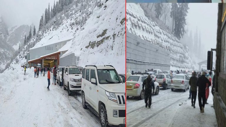 Himachal Pradesh: ఓరి దేవుడా మనాలీలో మంచు దుప్పటి.. చిక్కుకుపోయిన 1000 వెహికిల్స్!