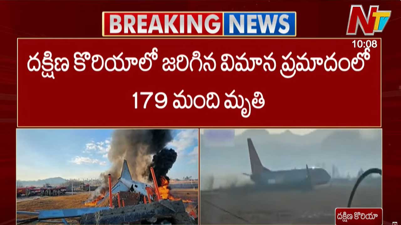 South Korea Plane Crash: సౌత్ కొరియాలో జరిగిన విమాన ప్రమాదంలో 179 మంది దుర్మరణం..