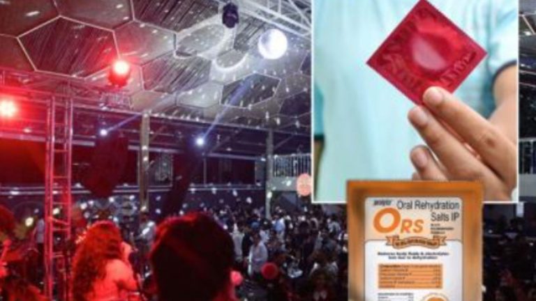 New Year Celebrations: నూతన సంవత్సర వేడుకల ఆహ్వానం అందిన వారికి కండోమ్‌లతో పాటు ఇతర వస్తువులు..